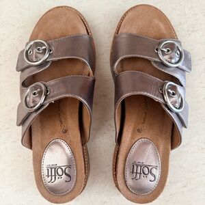 SOFFT Brooklyn Anthracite Sandals - size 7